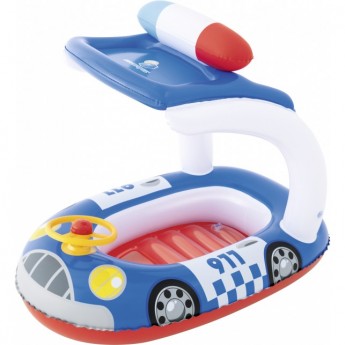Надувная лодочка BESTWAY "МАШИНА" 98х66 см, с тентом, 3-6 лет, синий Надувная лодочка BESTWAY "МАШИНА" 98х66 см, с тентом, 3-6 лет, синий